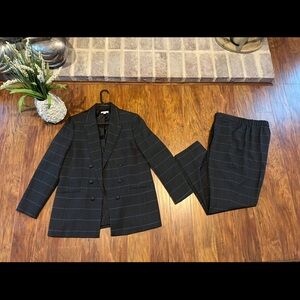 Bar III Charcoal Pinstripe Suit